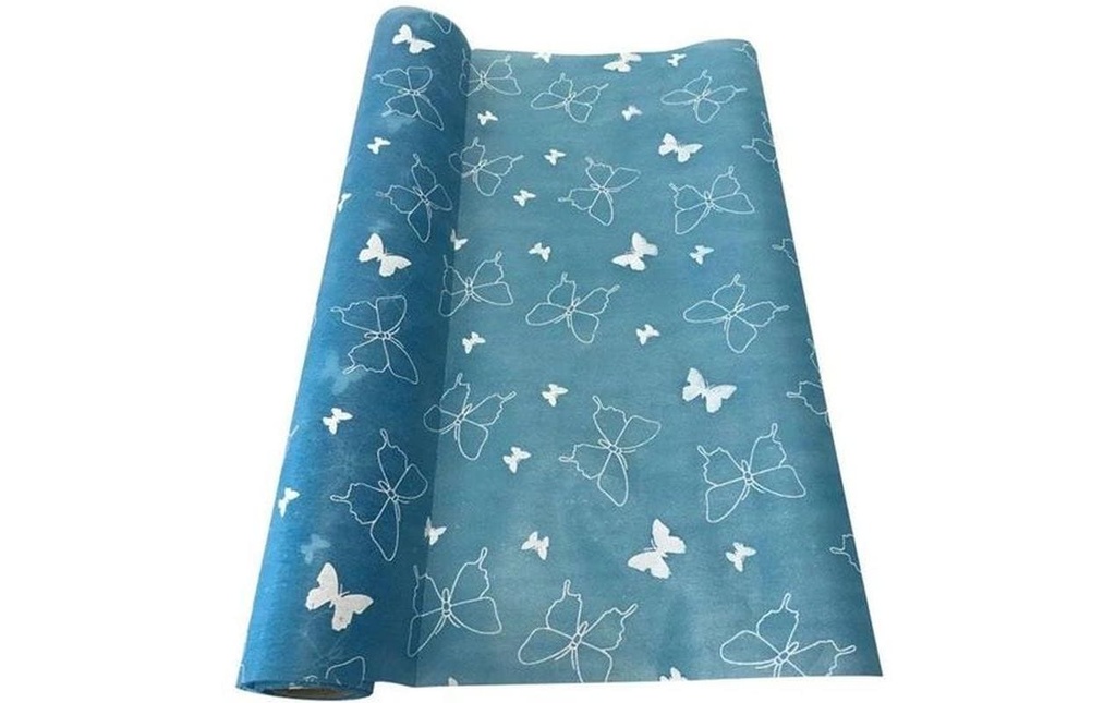 Dameco Tissu Papillon non tissé 36 cm x 300 cm, Bleu