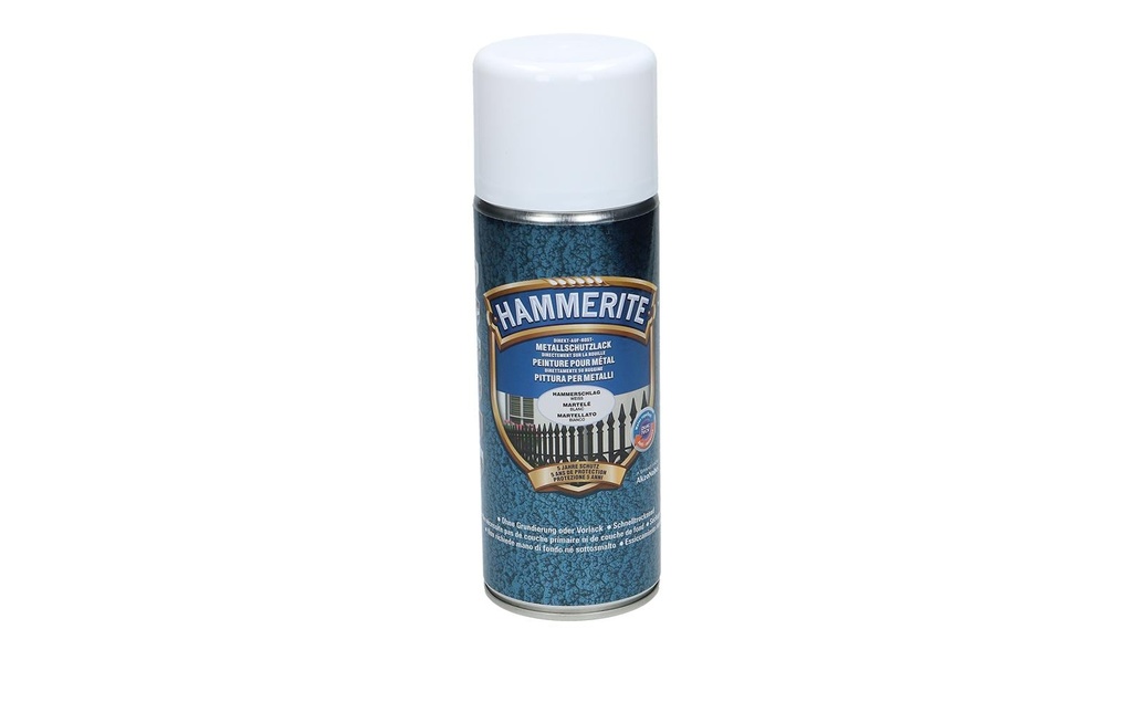 Hammerite Vernis de protection pour métal HG Blanc, 400 ml