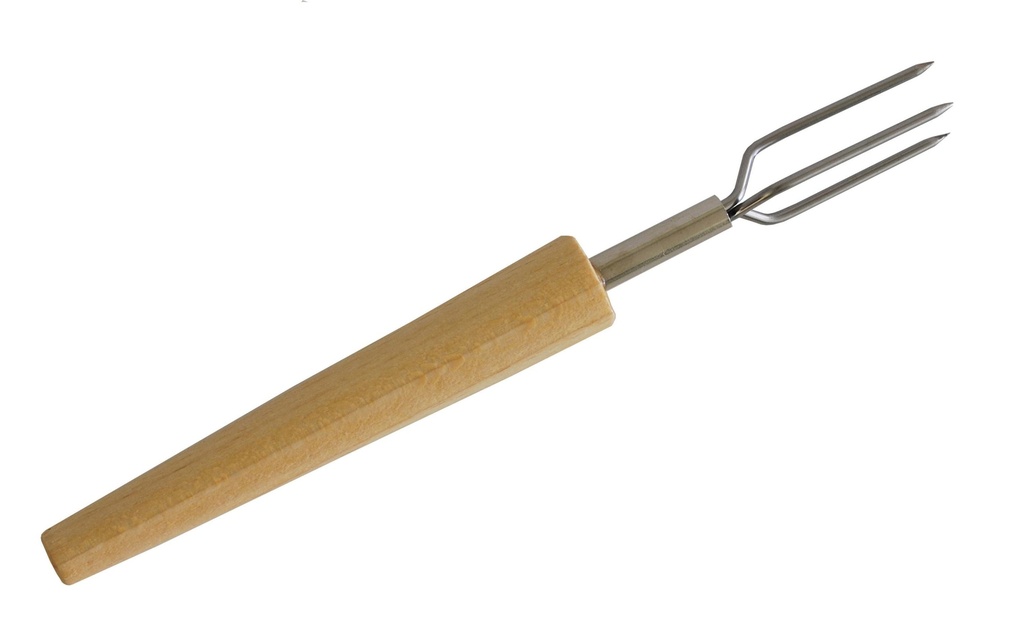 Heidi Cheese Line Fourchette à pommes de terre Natur 6 Pièce/s, Bois de hêtre