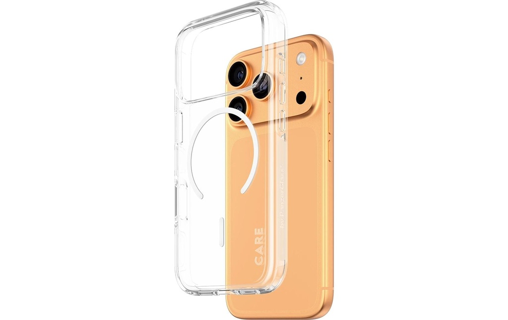 CARE Flagship Case Urban Combat iPhone 17 Pro Transparent/White