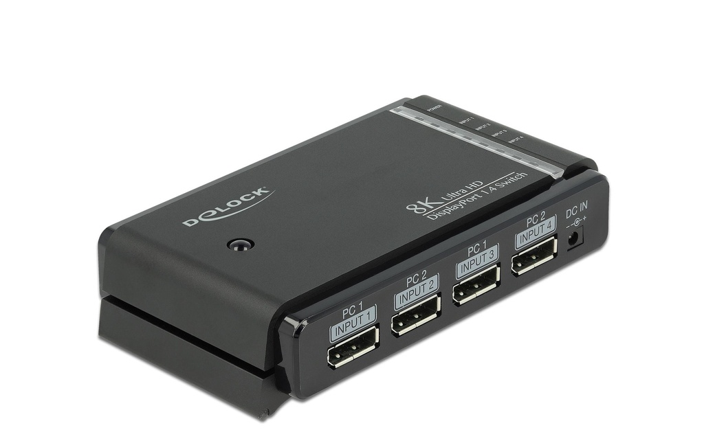 Delock Boîte de commutation 2x2 Displayport, 8K