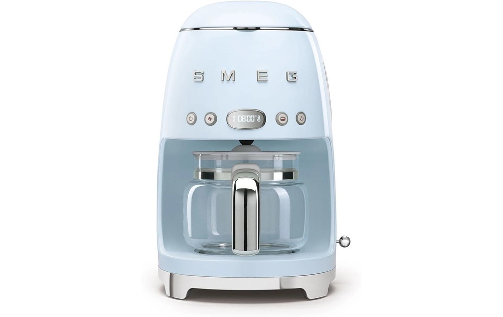 SMEG Cafetière filtre 50's Style DCF02PBEU Bleu pastel