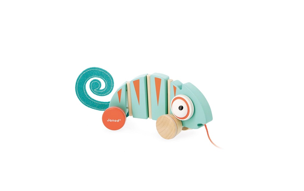 Janod Jouet à tirer Caméléon