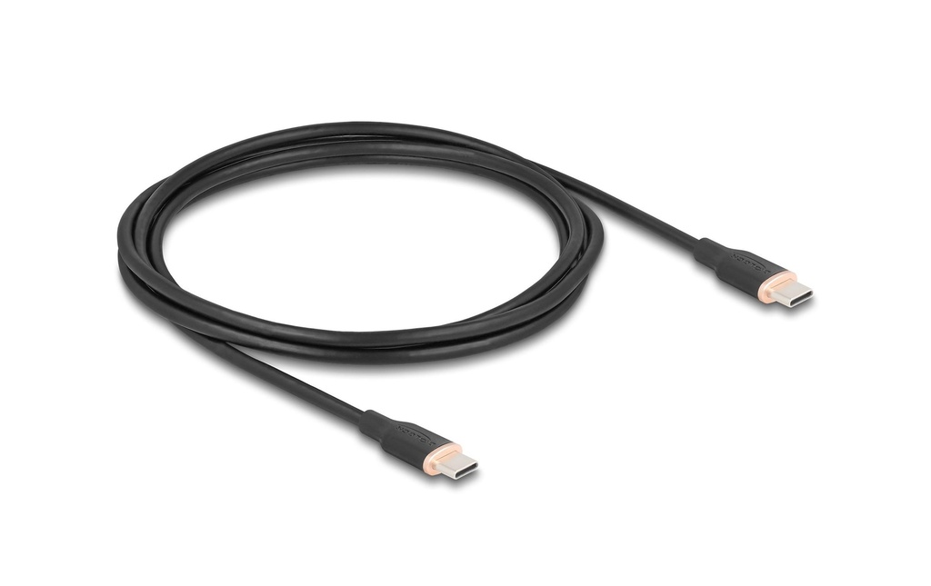 Delock Câble USB 2.0 Silicone USB-C - USB-C 2.5 m