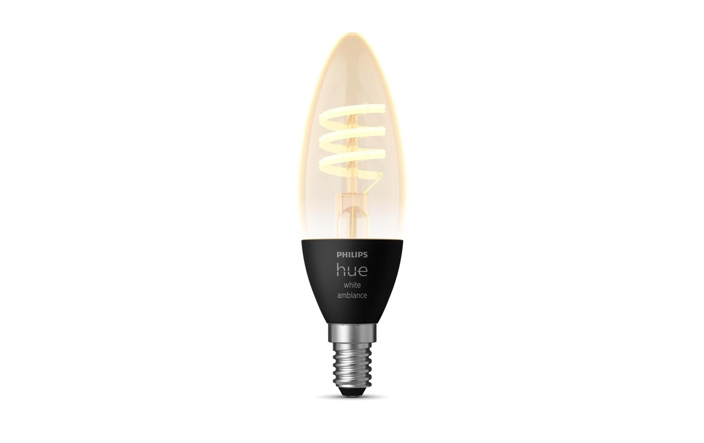 Philips Hue Ampoules White Amb. filament E14 pack individuel