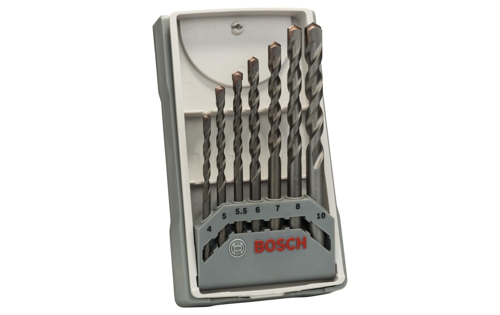 Bosch Professional Kits de forets pour béton CYL-3, 4 - 10 mm, 7 pièces