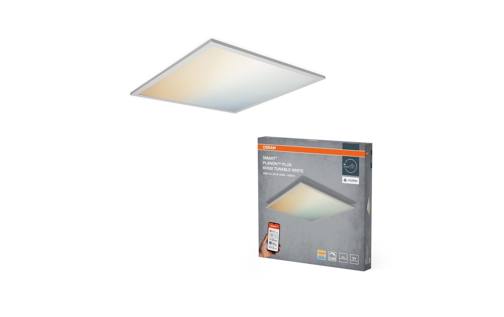 OSRAM Panneau à LED SMART+ planon plus 600 x 600 mm, TW