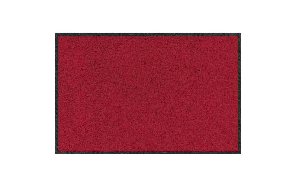 wash+dry Tapis de sol Rouge vin 50 x 75 cm