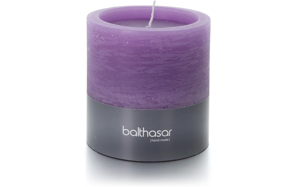 balthasar Bougie Rustico 10 cm x 10 cm, Lilas
