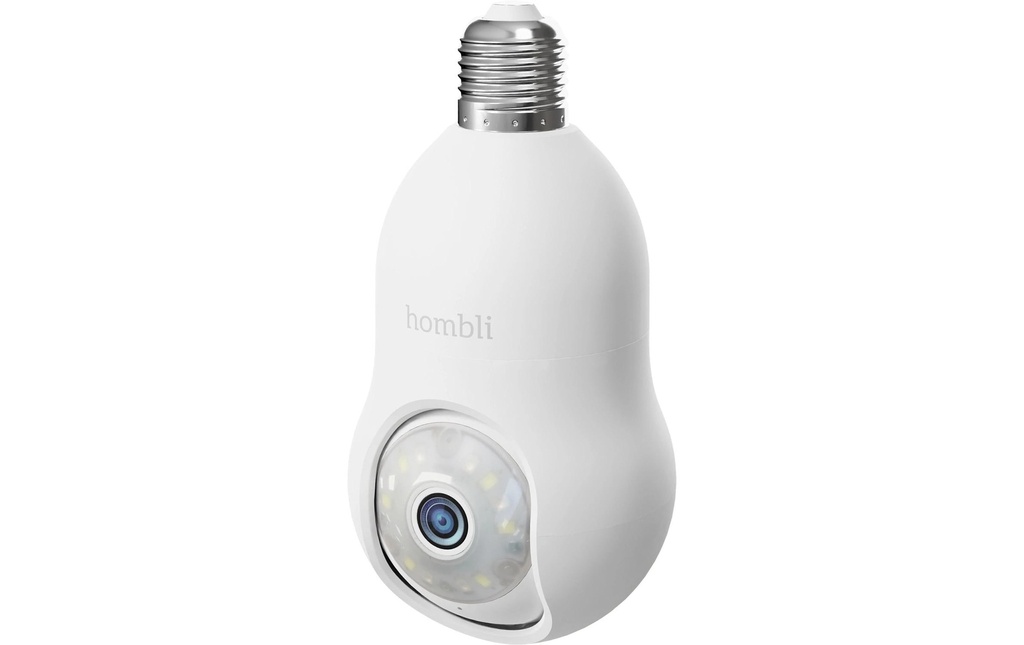 hombli Caméra réseau Caméra Smart Bulb, blanc