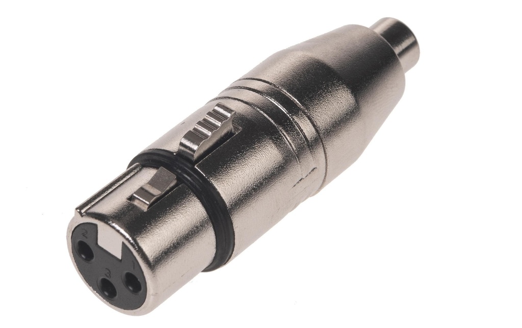Bemero Adaptateur audio BA1201 XLR 3 pôles femelle - Cinch