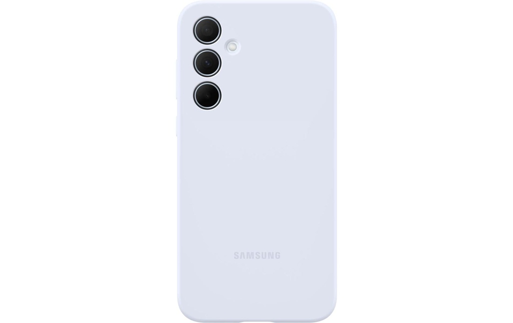 Samsung Coque arrière Silicone Galaxy A35 5G Light Blue