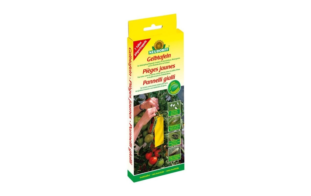 Neudorff Protection des plantes Tableaux jaunes Hobby, 7 Pièce/s
