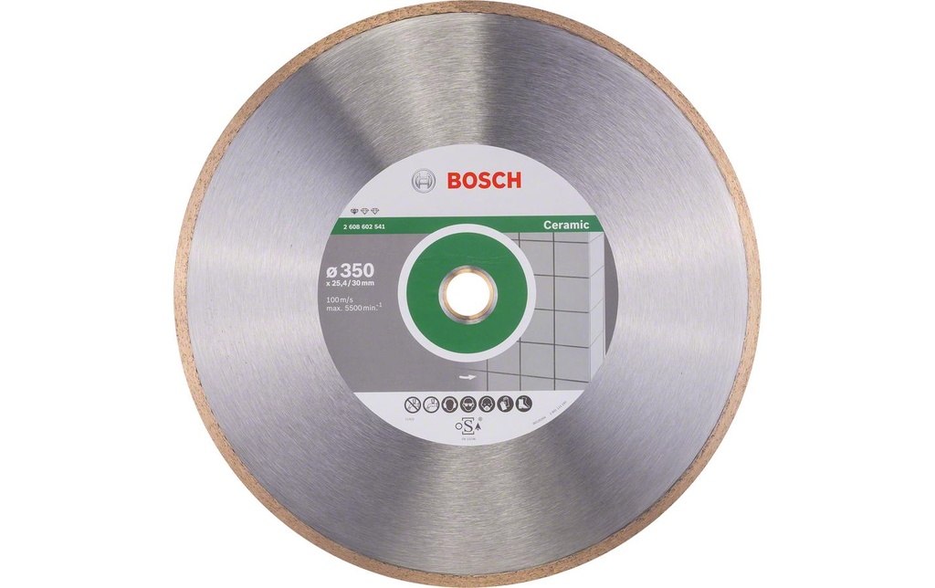 Bosch Professional Disque à tronçonner diamanté Standard for Ceramic, 350 x 2 x 7 mm