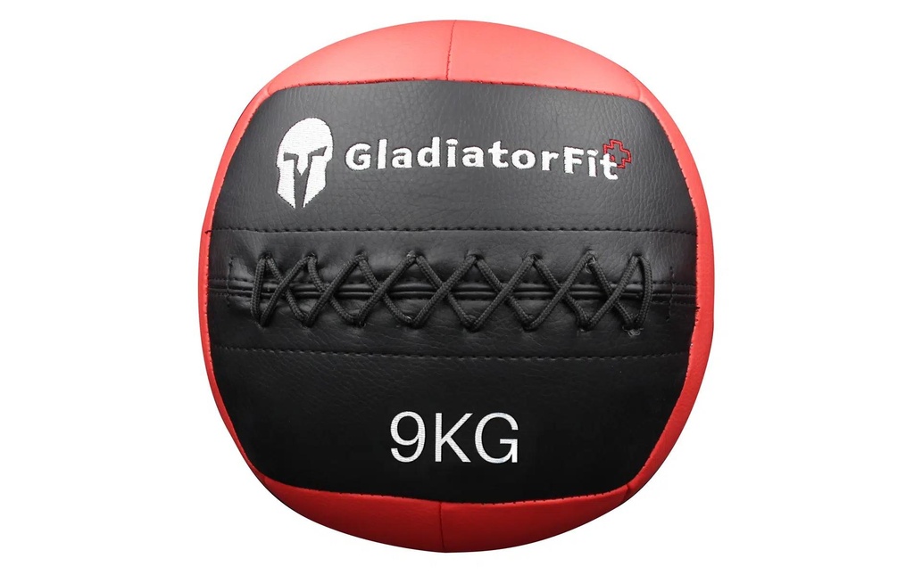 Gladiatorfit Balle médicinale Wall Ball ultra-résistant 9 kg