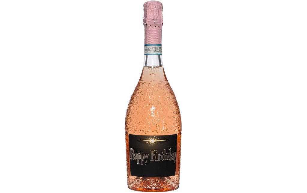 Dreams and Fantasy Idea regalo Prosecco rosé Happy Birthday 750 ml