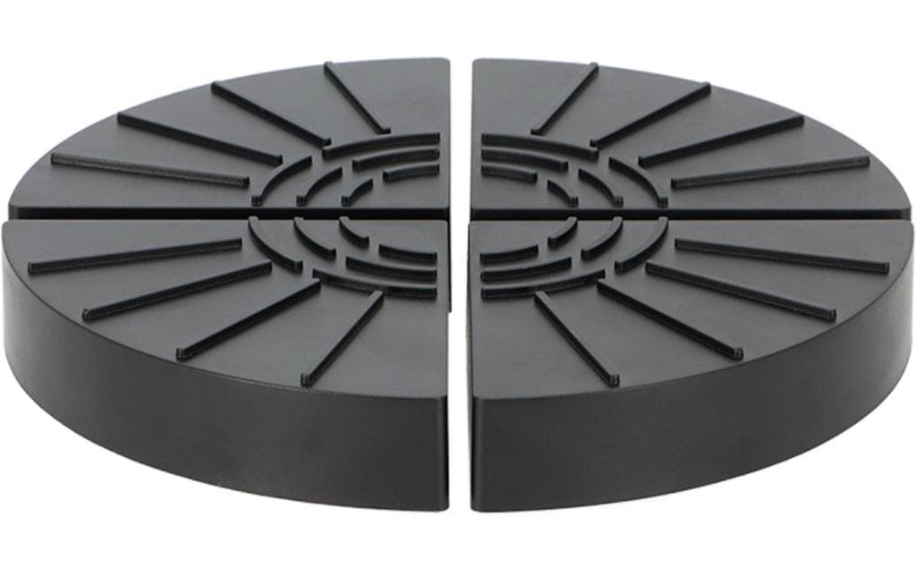 Esschert Design Pieds de pots de fleurs Lot de 4, Noir
