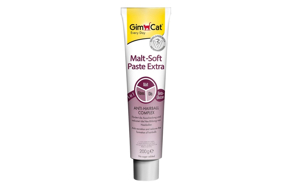 Gimpet Compléments alimentaires pour chats GimCat Pâte Malt-Soft Extra, 200 g