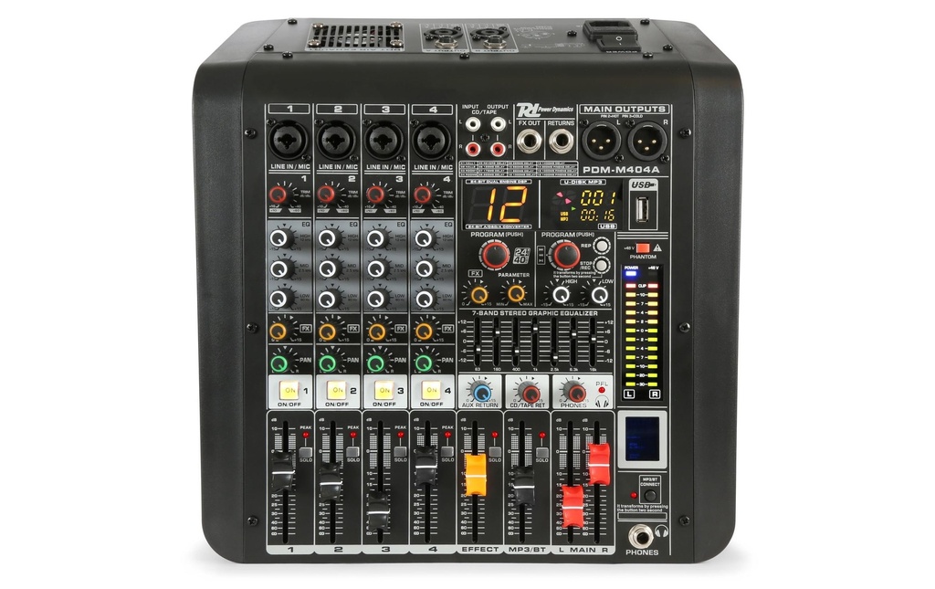 Power Dynamics Table de mixage PDM-M404A