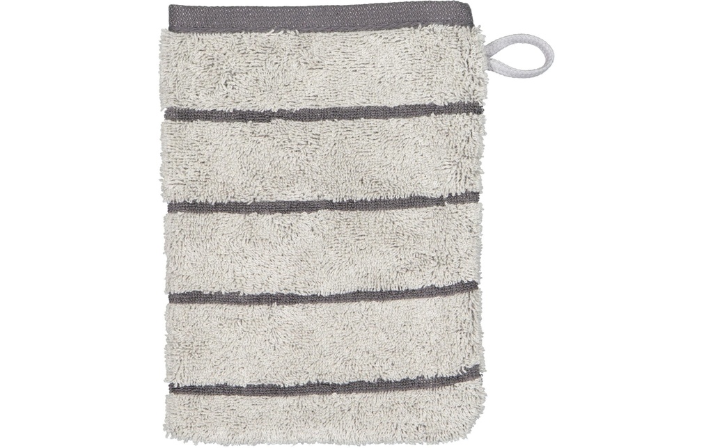 Cawö Gant de toilette Balance Doubleface 16 x 22 cm, Platine