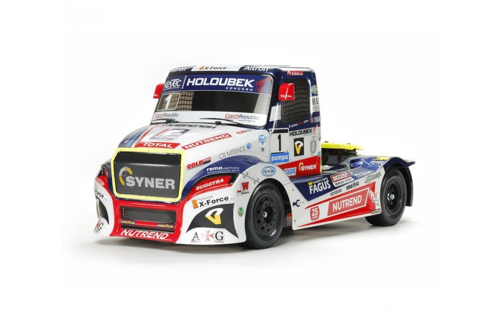 Tamiya Camion de course Buggyra Fat Fox TT-01E Kit de construction avec ESC, 1:14