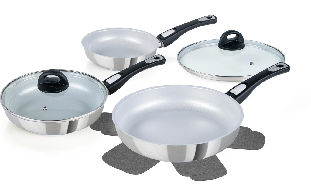 Genius Poêles Cerafit Steel 20 cm/24 cm/28 cm