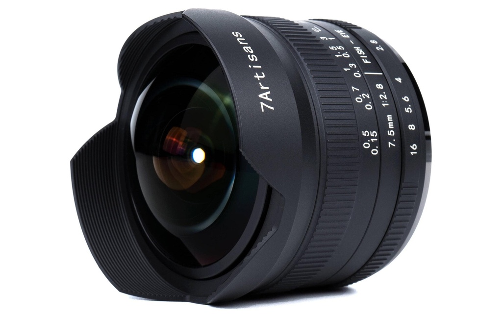 7Artisans Longueur focale fixe 7.5mm F/2.8 Fisheye Mark II – Sony E-Mount