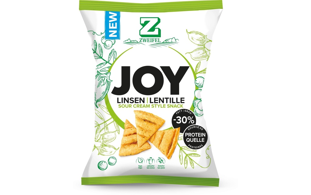 Zweifel Joy Lentil Sour Cream Style 80 g
