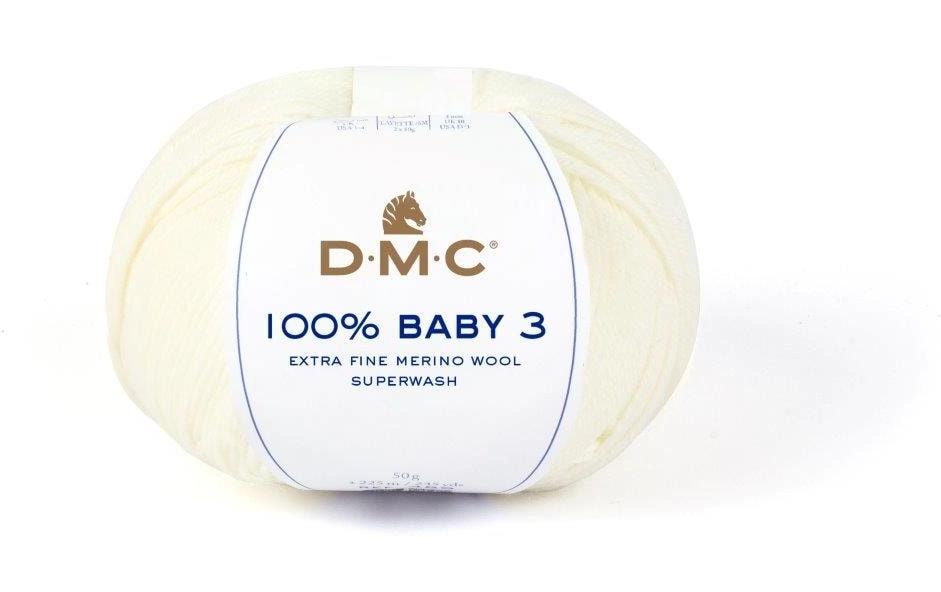 DMC Laine 100% bébé 3 Crème