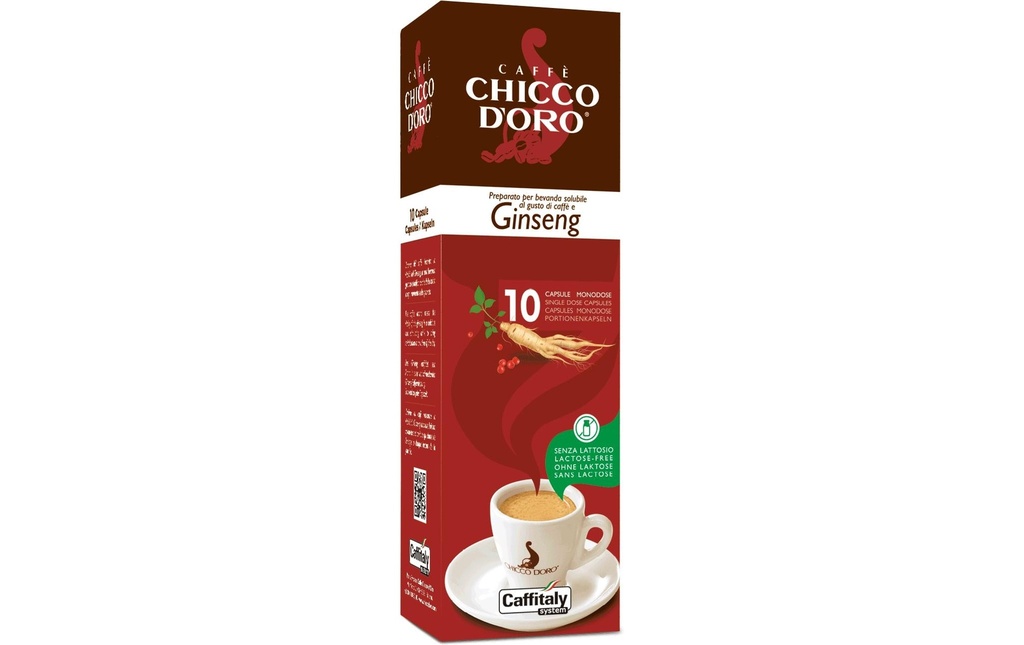Chicco d'Oro Capsules de café Caffitaly System Ginseng 10 pièce
