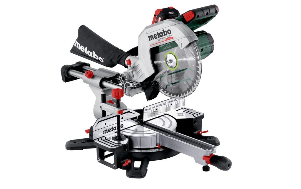 Metabo Tronçonneuses et scies à onglets sans fil KGS 18 LTX BL, Kit