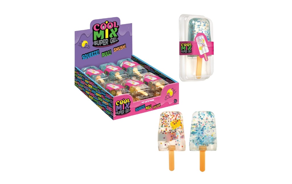 Sombo Super Gel Glacé Squishy Assortis, 13 cm