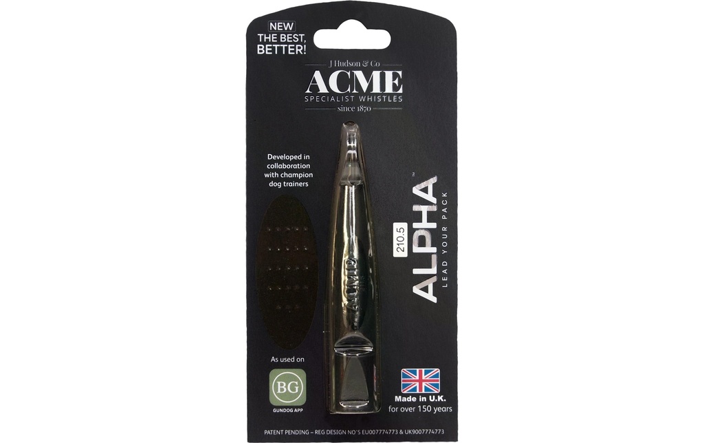 ACME Sifflet haute fréquence Alpha 210.5, Noir