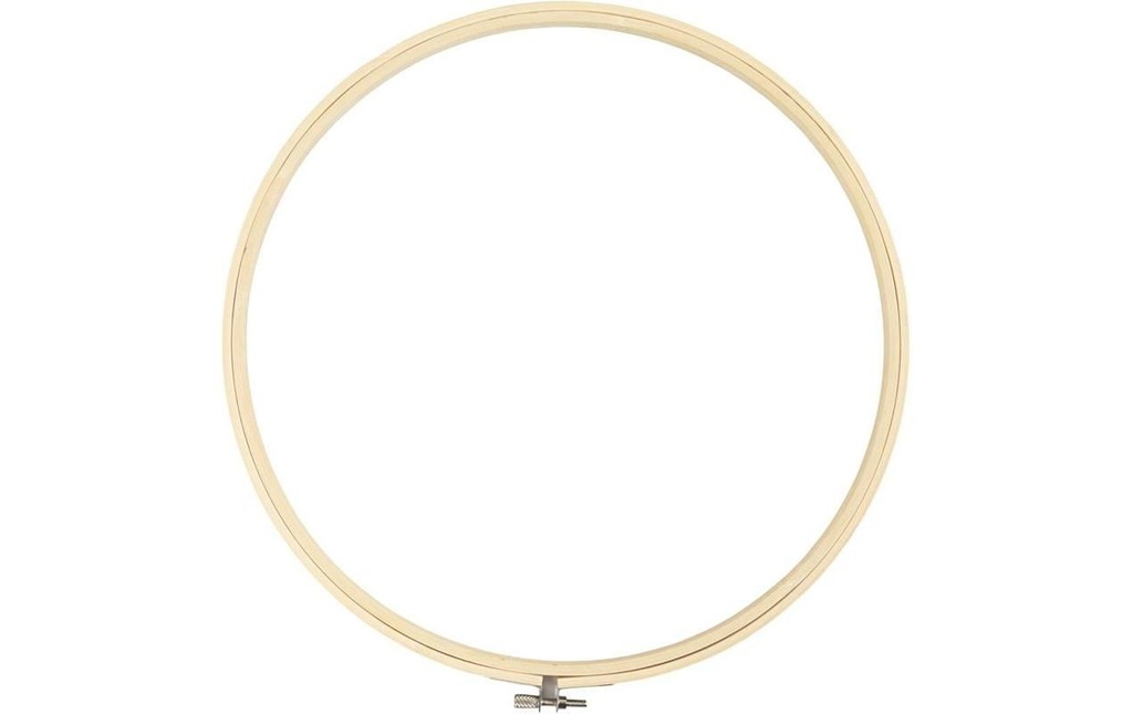 Creativ Company Cercle de broderie rond Ø 30 cm, 1 pièce