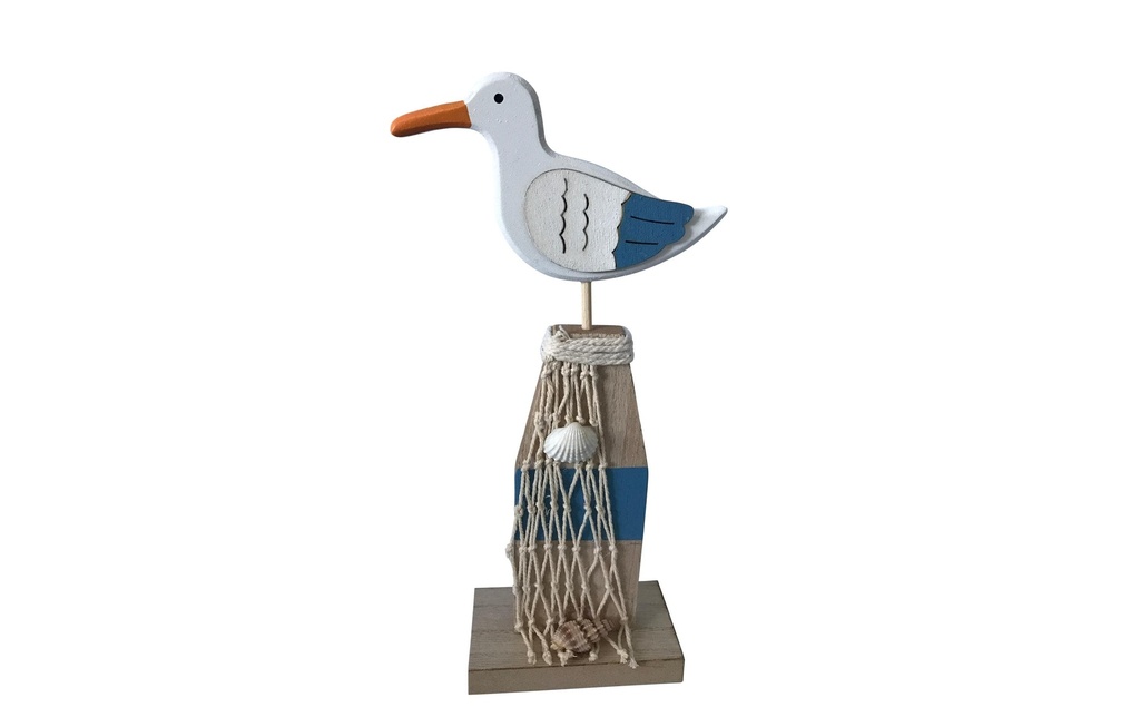 Dameco Objet à exposer Mouette sur socle 24 cm