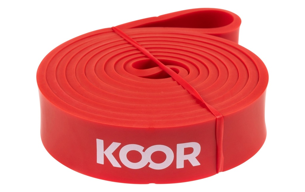 KOOR Bande élastique de musculation extra fort, rouge
