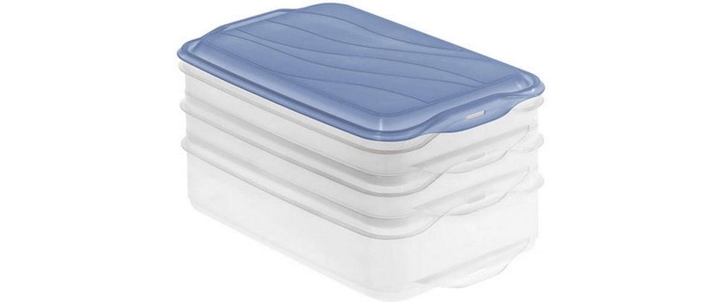 Rotho Récipients à provisions Foodcentar Rondo 3 pièces, 2.85 l