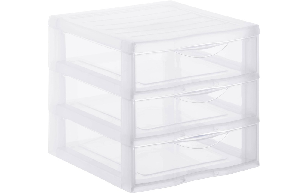 Sundis Boîte à tiroirs A6 Orgamix Transparent