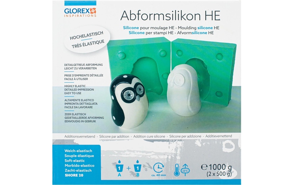 Glorex Masse à mouler 2 x 500g