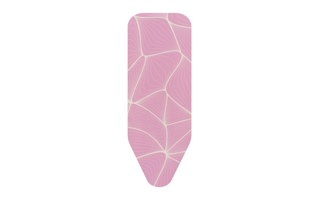 Brabantia Housse de planche à repasser C avec mousse de 2 mm 124 x 45 cm, Rose