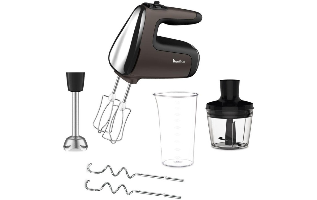 Moulinex Batteur Powermix Silence Brun foncé