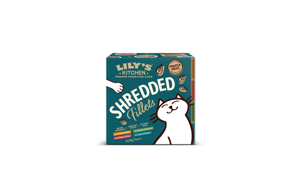 Lily's Kitchen Alimentation humide Multipack Fillets, 8 x 70 g