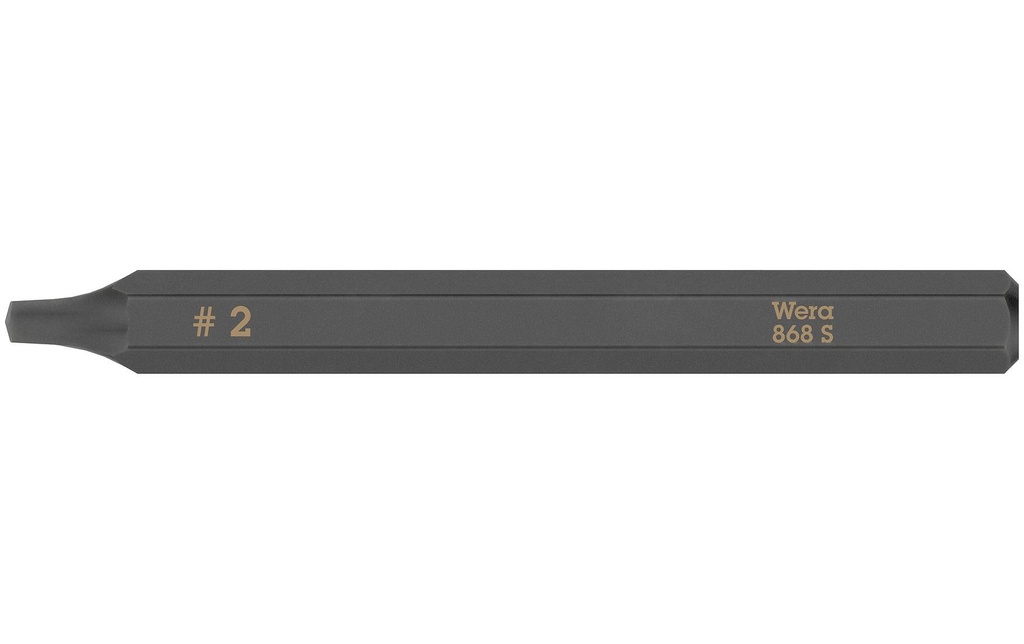 Wera Embout 868 S Carré intérieur n 2, 1 Pièce/s pièce(s)
