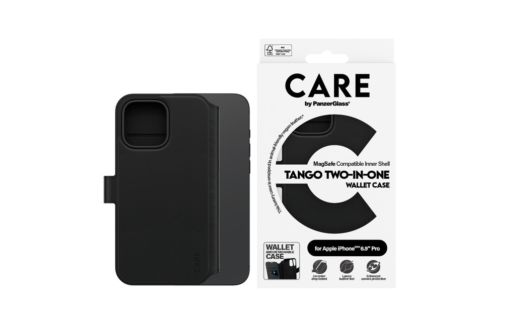 CARE Coque arrière Feature Tango 2-in-1 iPhone 16 Pro Max Noir