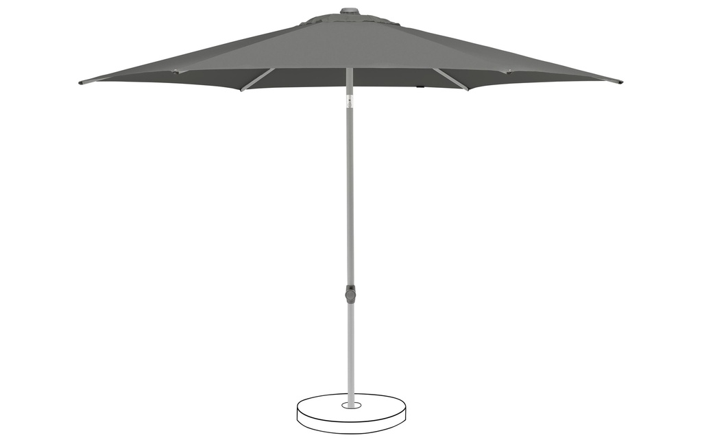 Suncomfort by Glatz Parasol Pop Up Gris pierre, Ø 300 mm
