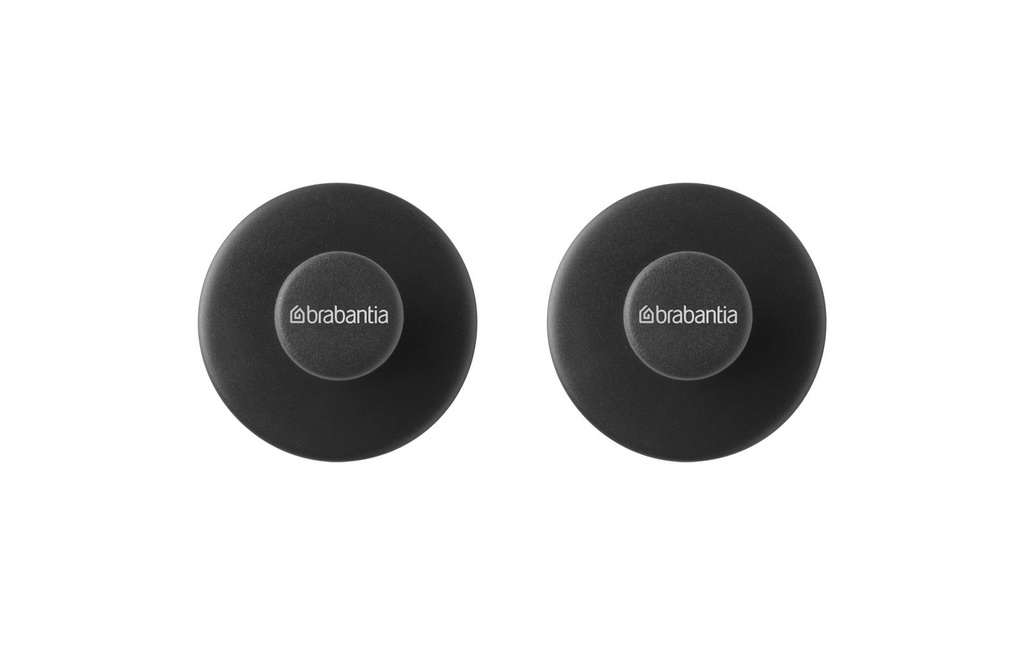Brabantia Porte-serviette ReNew 2 pièces, Gris Foncé