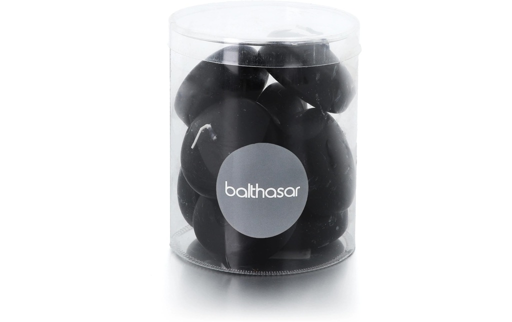 balthasar Bougies flottantes 2.8 cm x 4.9 cm,  Noir ,  8 pièces