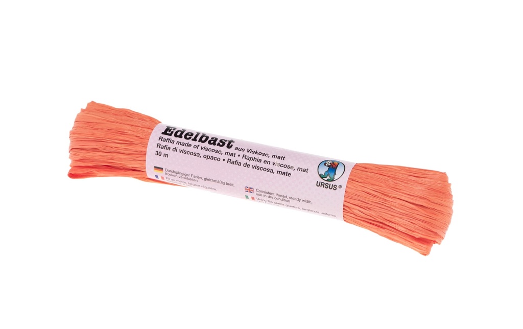 URSUS Raphia raffiné Matt orange clair