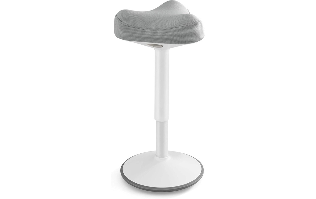 Songmics Tabouret debout Gris/blanc, 83.5 cm