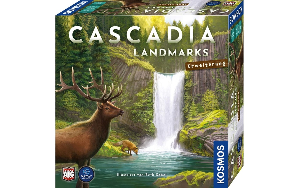 Kosmos Jeux pour la famille Cascadia: Landmarks -DE-